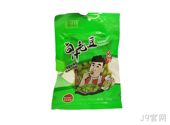 浙J9官网卤汁毛豆香辣味348g