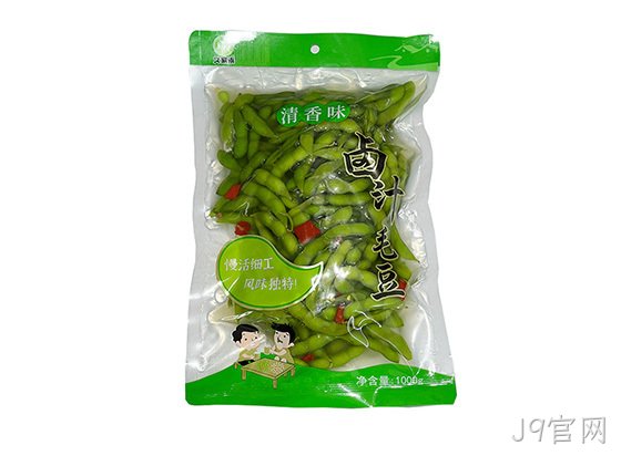 J9官网卤汁毛豆清香味328g