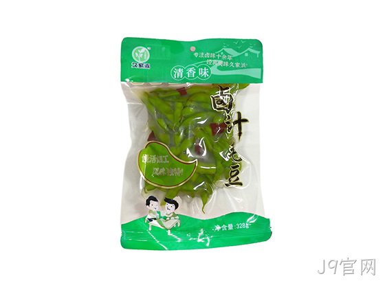J9官网卤汁毛豆清香味328g